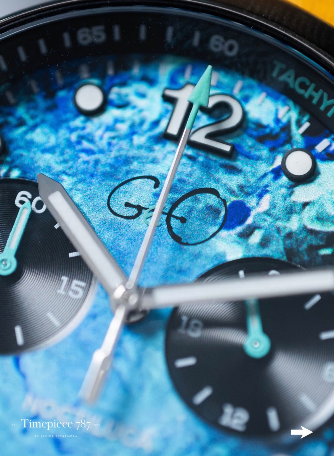 Geo Noctiluca Chronograph Limited Edition - Blue Dial