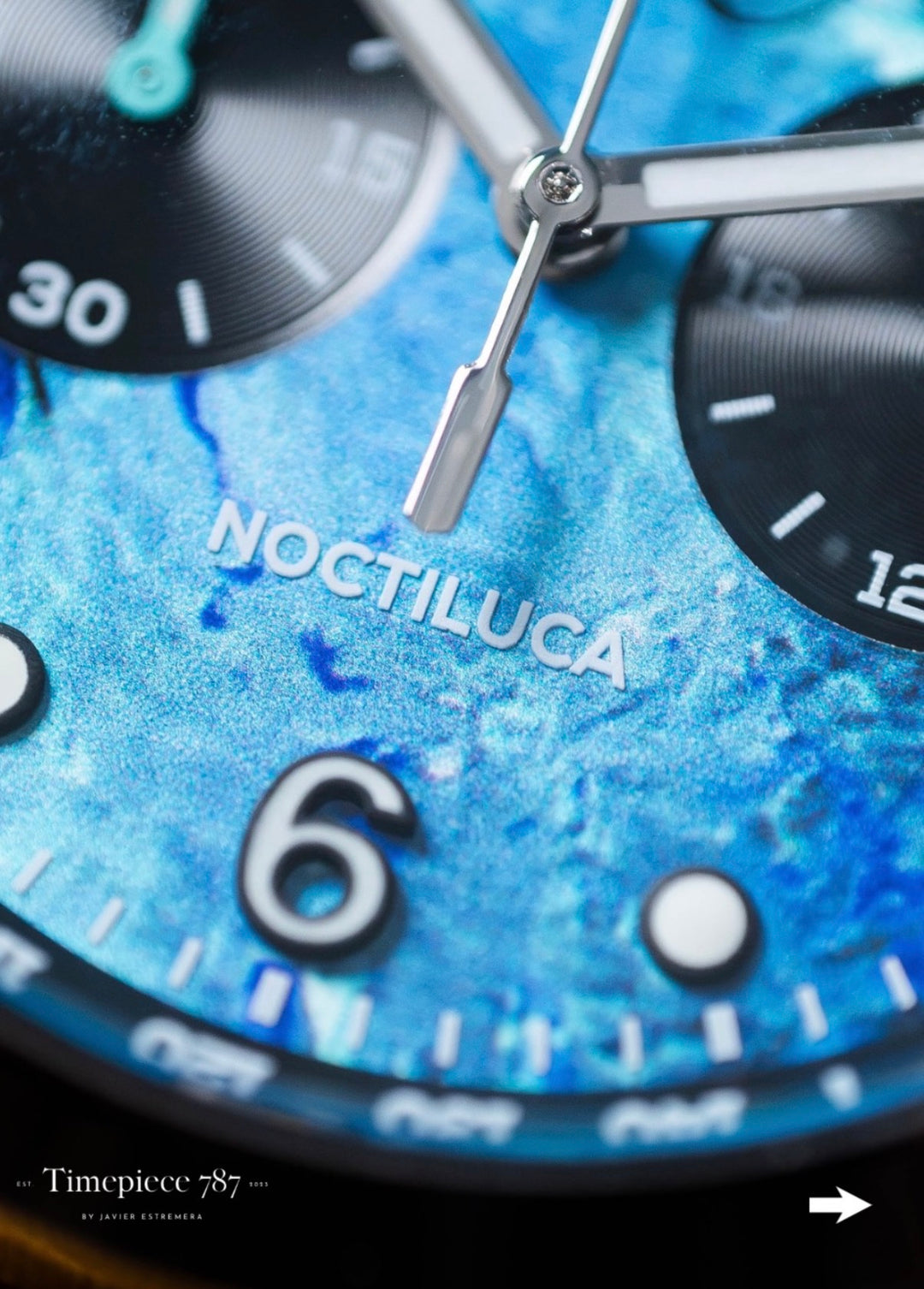 Geo Noctiluca Chronograph Limited Edition - Blue Dial