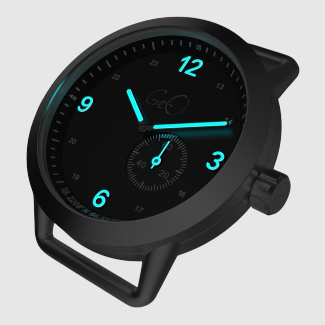 Geo Cofresi Tool Navigator Watch Stainless - Black Dial 41mm