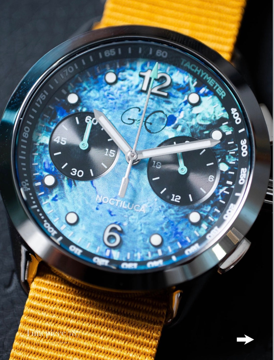 Geo Noctiluca Chronograph Limited Edition - Blue Dial