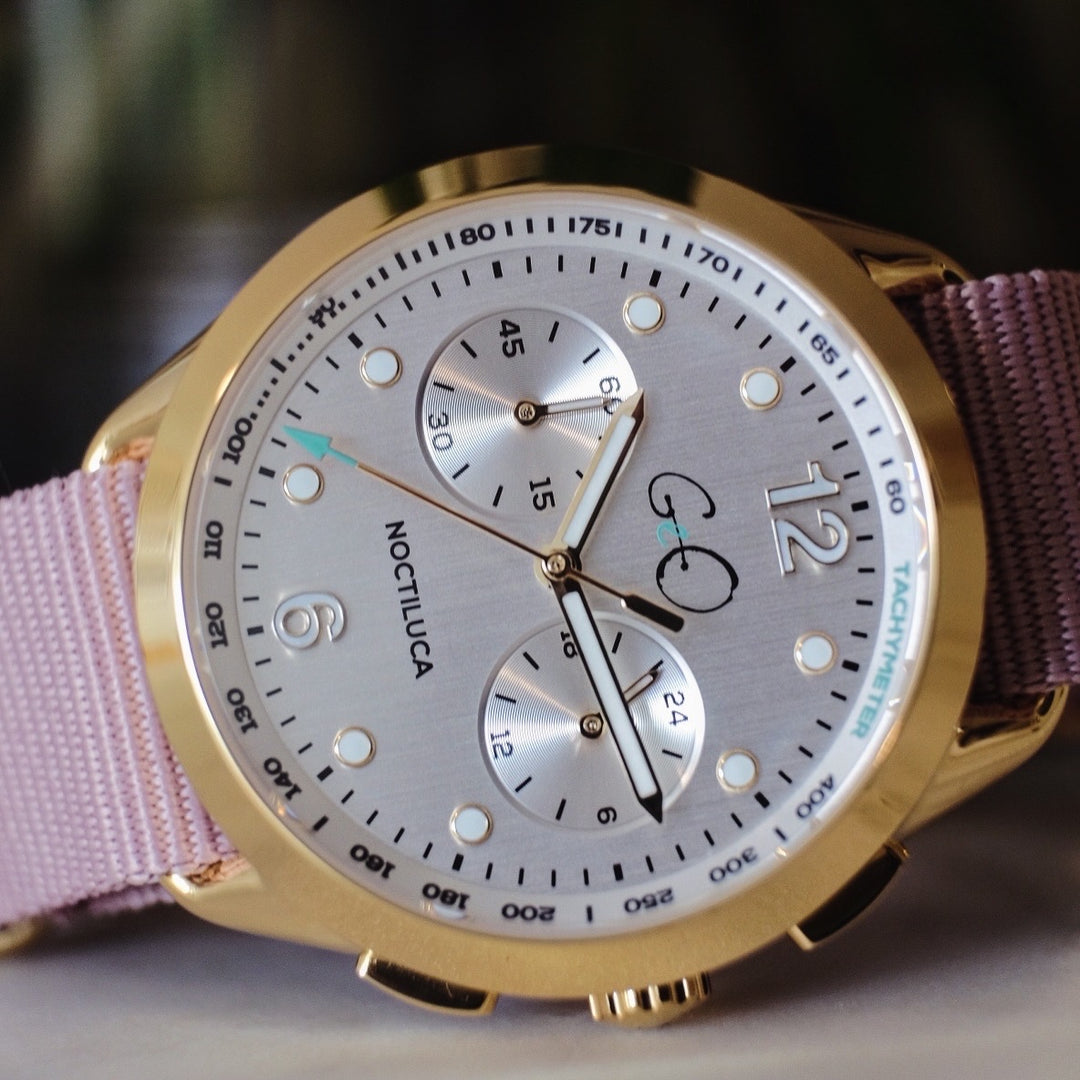 Geo Noctiluca Chronograph Two Tone
