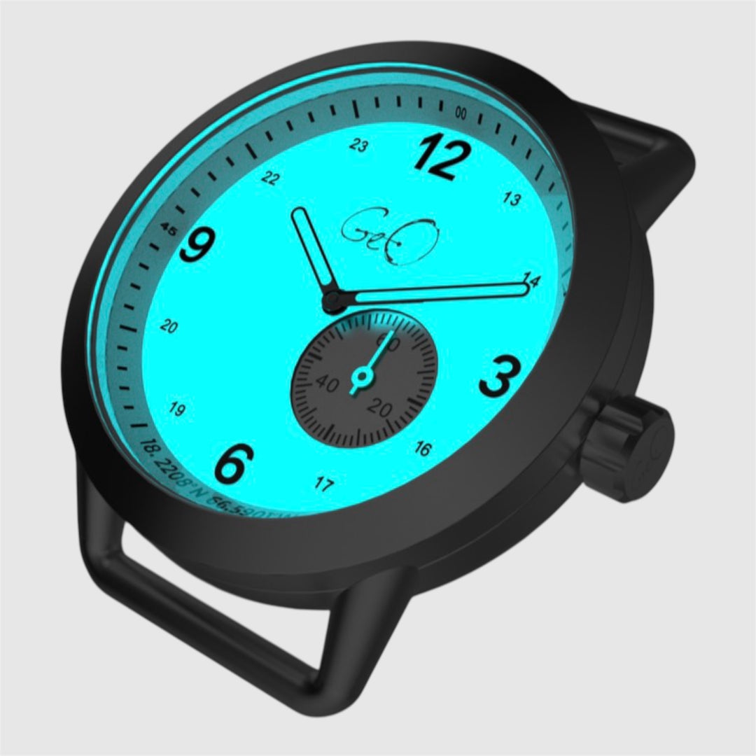 Geo Cofresi Tool Navigator Watch Stainless - Full Lumed Dial 41mm